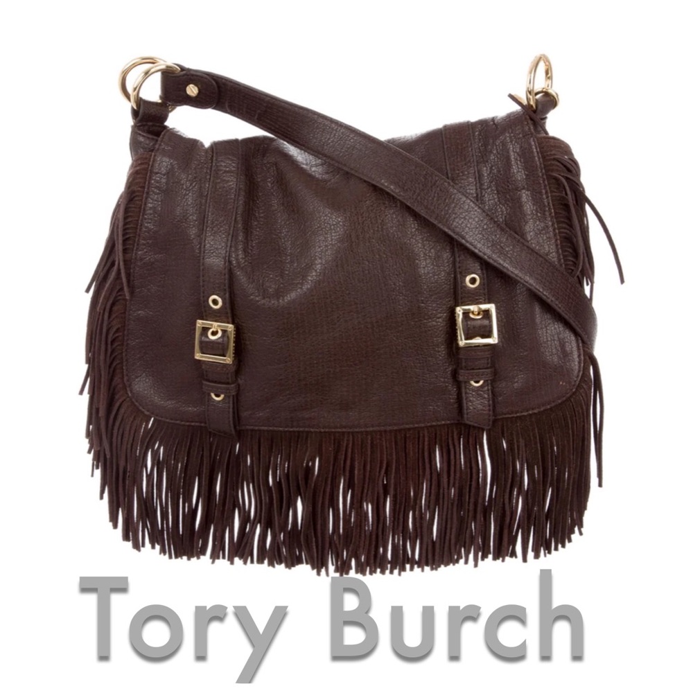 *SUPER RARE*Tory Burch Shawla fringe messenger bag. This bag is beautiful.